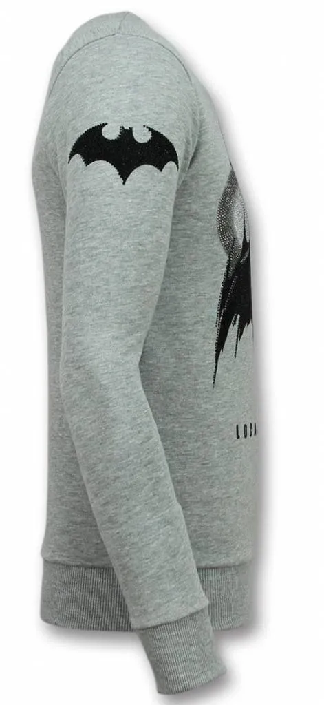 Batman Pullover - Männer Pullover - Grau