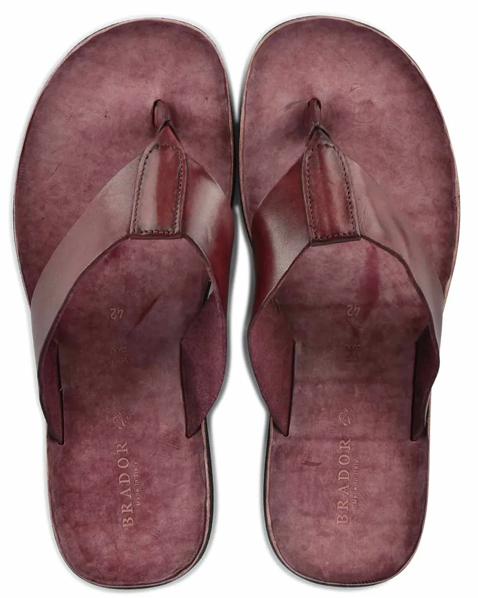 BRADOR - Herren Schlappe mit Zehentrenner - Vinaccia 