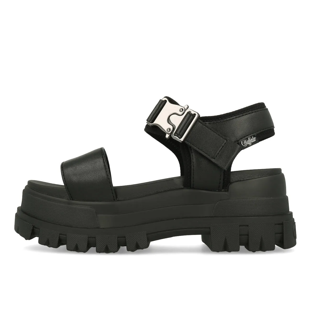 Buffalo Jojo Plateau Sandale Damen Vegan Nappa Black