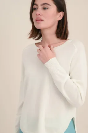 Cashmere Pullover in Creme