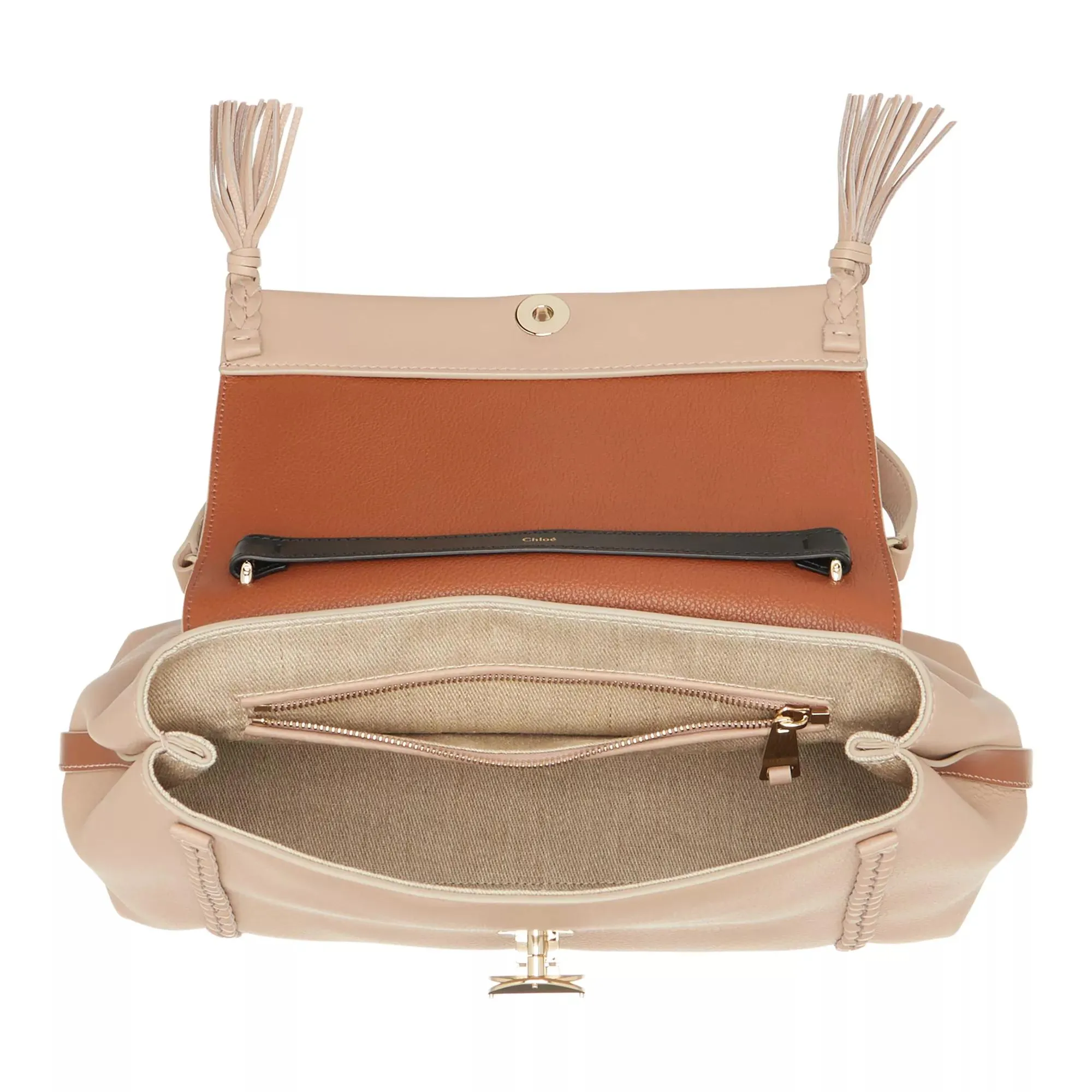   Chloé  Shoulder Bag Leather Nomad Beige  Schultertasche 