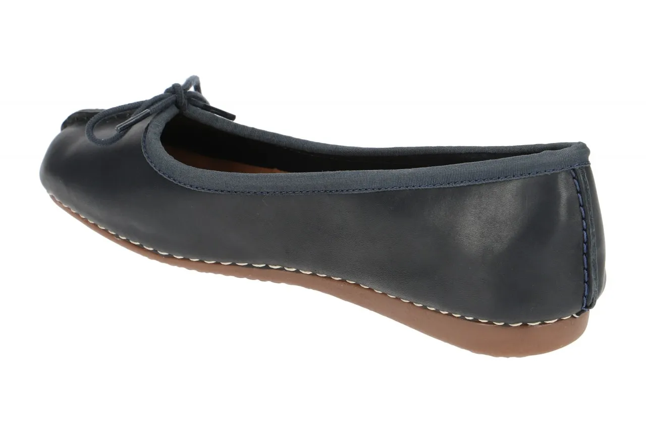 Clarks Freckle Ice Ballerinas blau navy