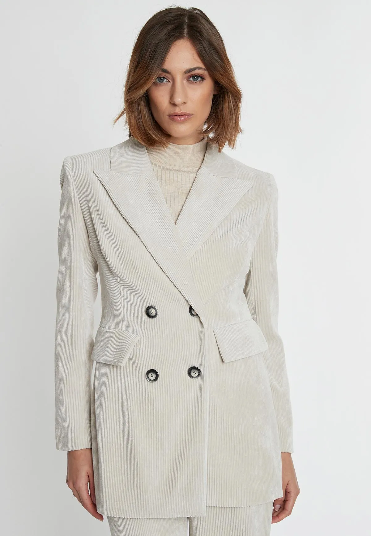 Cord Blazer Sasea