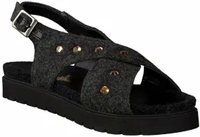 Flache Damen-Sandalen 591407454989 (Grau)