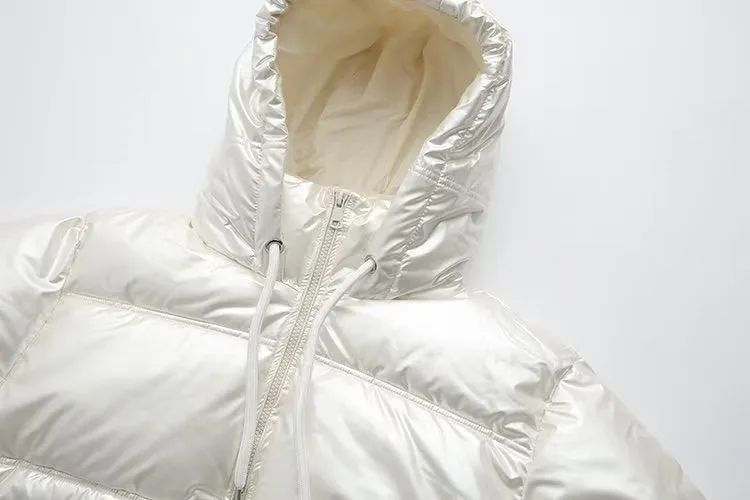 Heidi-Mode | Glänzende Steppjacke