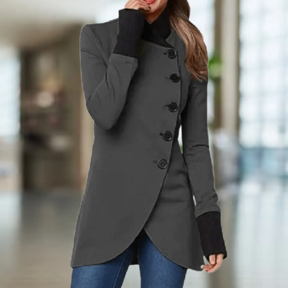 Heidi-Mode | Moderner asymmetrischer Mantel
