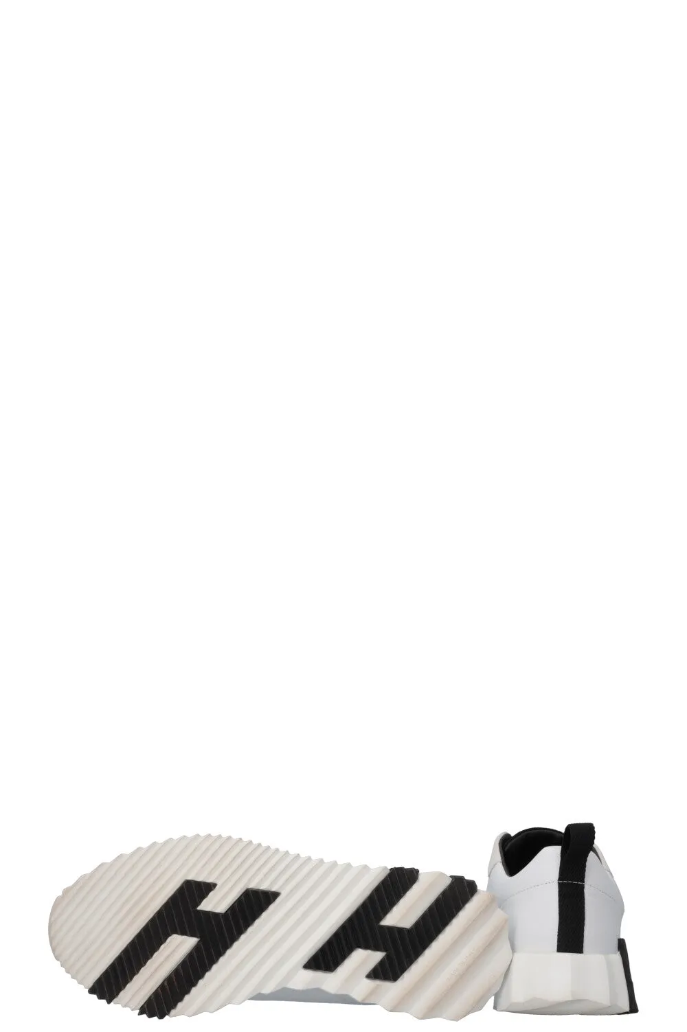 HERMS Bouncing Sneakers White Black