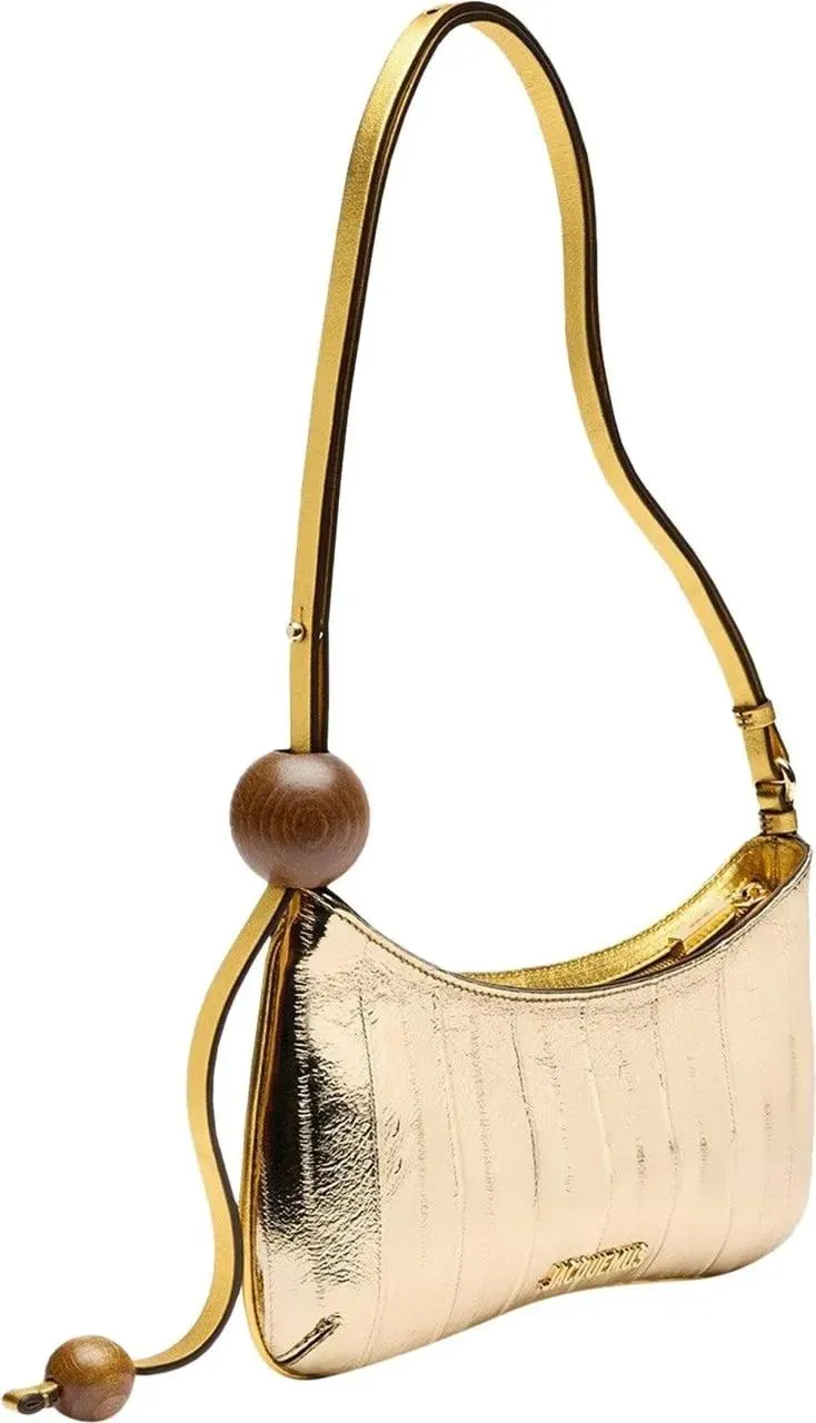   Jacquemus  Le Bisou Perle Shoulder Bag gold  Schultertasche 