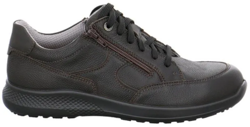 Jomos Herren Schnürhalbschuh Reißverschluss SCHWARZ BRAUN 322424