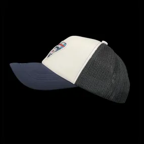 Martini Cap Racing Team perforierte Weiß / Blau MPM255
