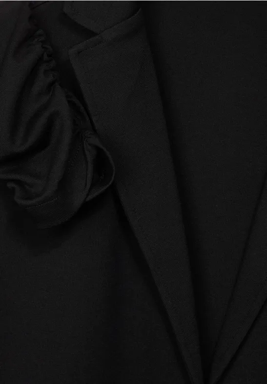 Oversize Blazer mit Raffung