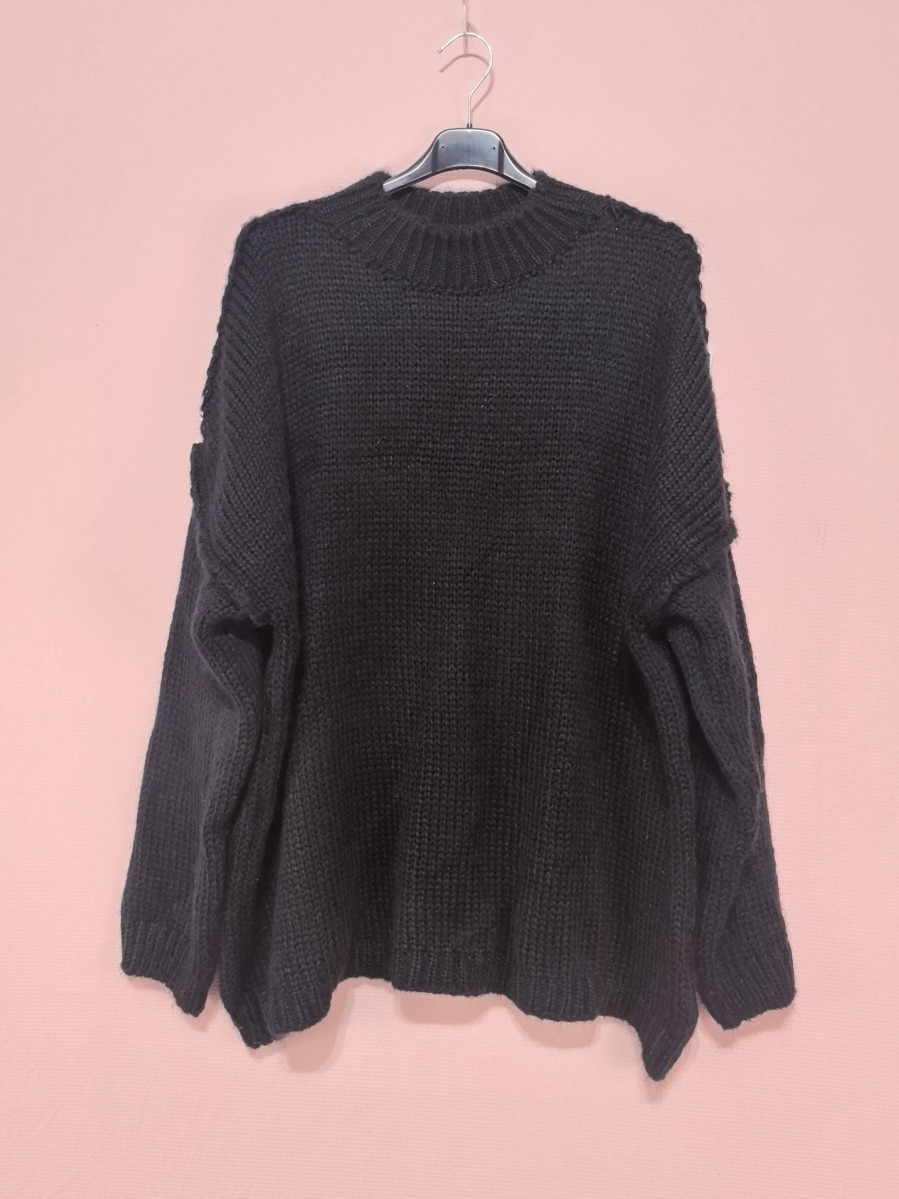 Pullover mit Fledermausärmeln in Übergröße