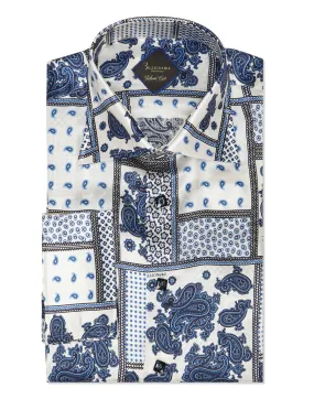 Shirt Gold Cut LS/Flavio Paisley