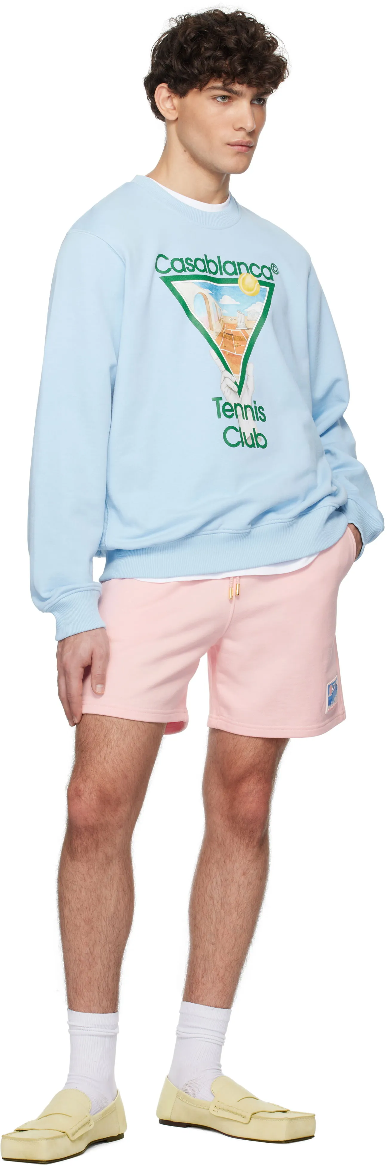Sweatshirt Casablanca Tennis Icon Sweatshirt U-MPS25-JTP-293-03