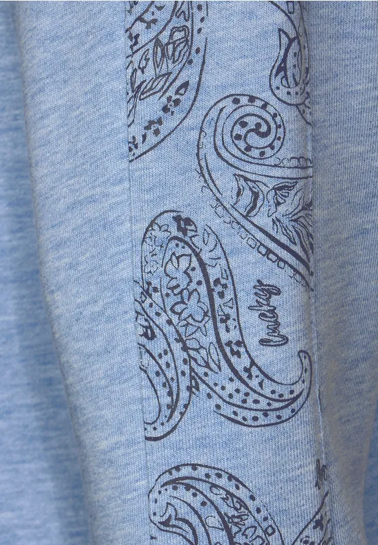 Sweatshirt mit Volumenkragen