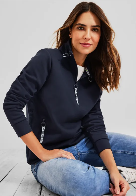 Troyer Pullover mit Zipper